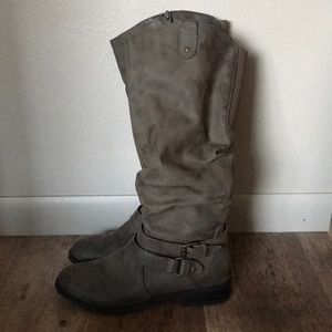 Grey Merona Target Riding Boots
